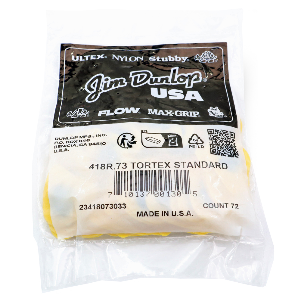 Dunlop Tortex Standard Plektrum 72-pack - 3