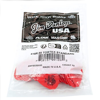 Dunlop Tortex Standard Plektrum 72-pack
