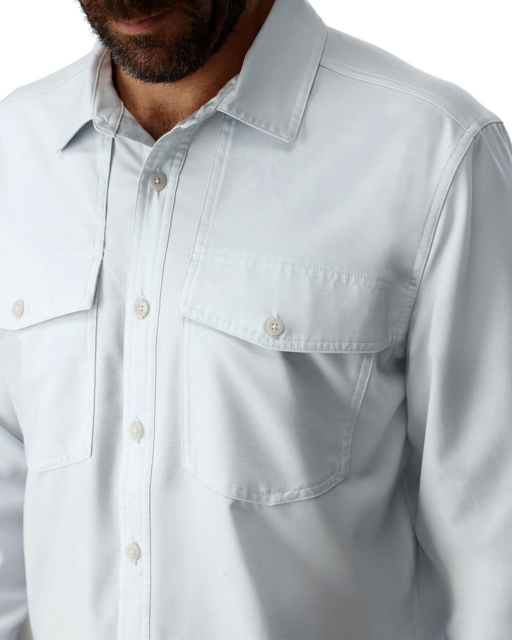 Simms No-See-Um Bugstopper Shirt - Blue Heather - 4