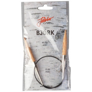 Järbo Björk Rundstickor 40 cm 8,00 mm