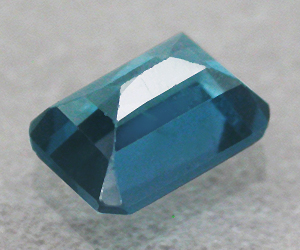 Piedra preciosa suelta de topacio azul de Londres natural de talla esmeralda de primera calidad de 0,64 ct - 2