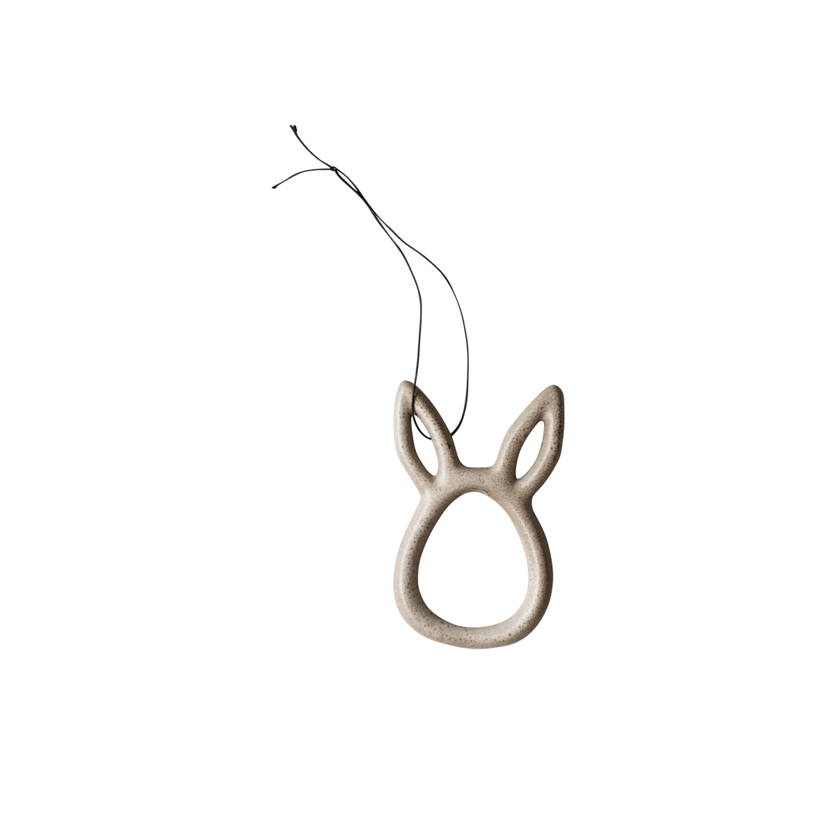 Hanging Rabbit - Beige - Rabbit - 8x5 cm - DBKD - 7