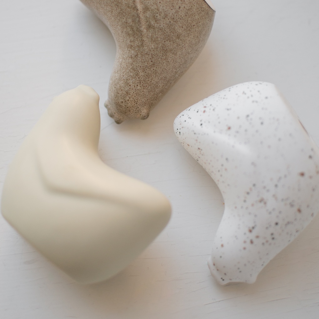 Mini Hen - Creme - Höna - Påskpynt - 9x6x8 cm - DBKD - 6