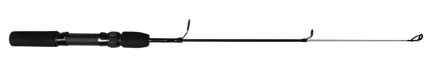 Rovex telescopic ice fishing rods are equipped with a sturdy reel seat and a foam handle. Available in two lengths