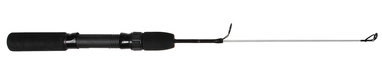 Rovex telescopic ice fishing rods are equipped with a sturdy reel seat and a foam handle. Available in two lengths