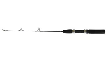 Affordable jigging rod with reel seat, perfect for jigging for rainbow trout, char, brown trout and rainbow trout
