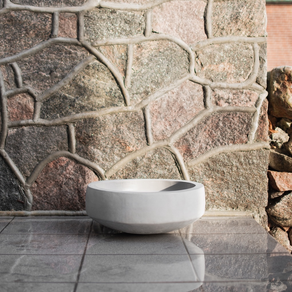 Garden Bowl Concrete - Pot - Concrete - 40x15.5 cm - 3
