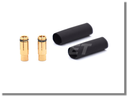 MP Jet 21023 Connectors MP JET gold 2,5 mm dia, for cable 2,5 mm2 - set