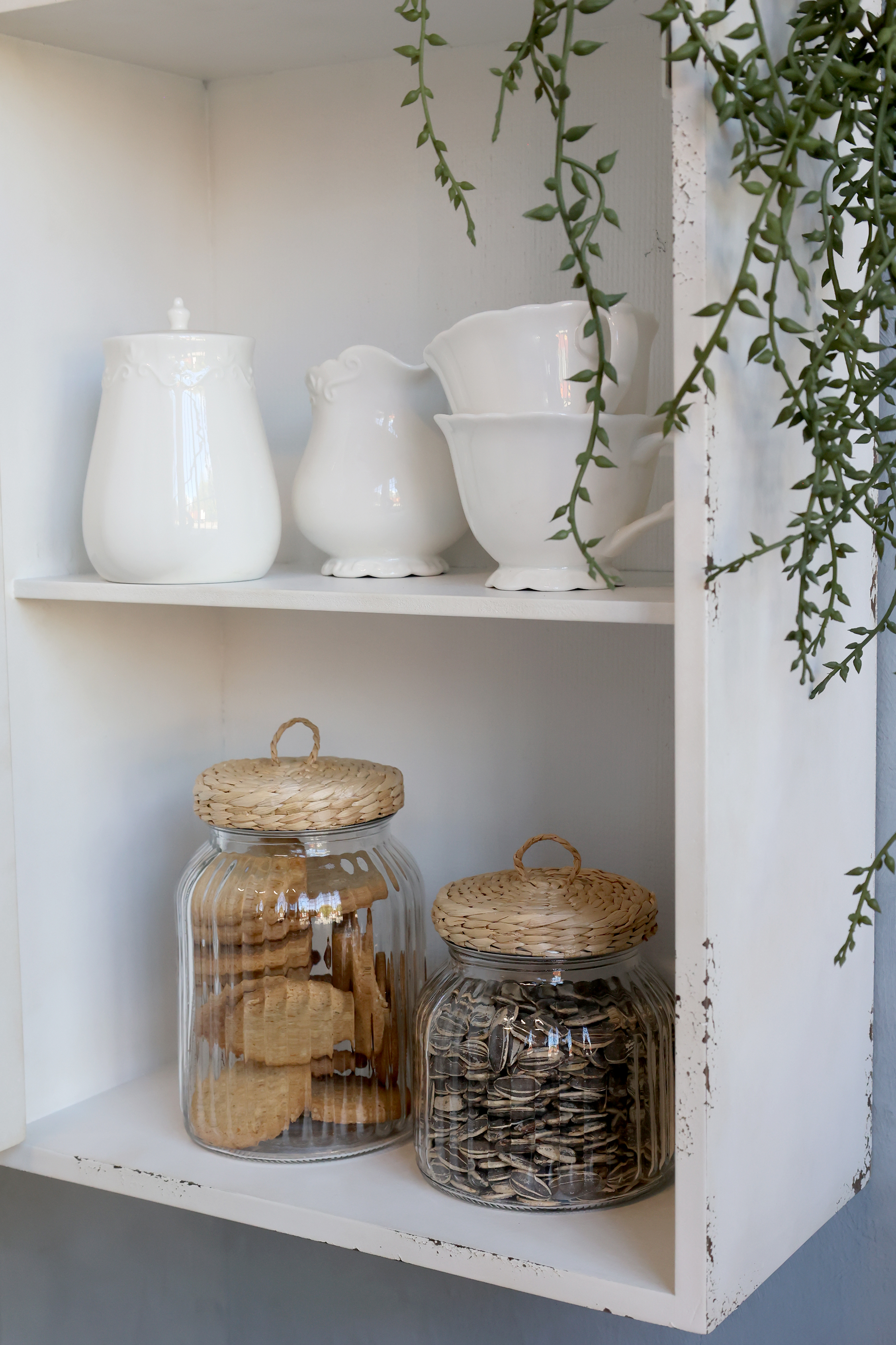 Skåp - Väggskåp - H50/L35/B19,5 cm - Antique Creme - 3