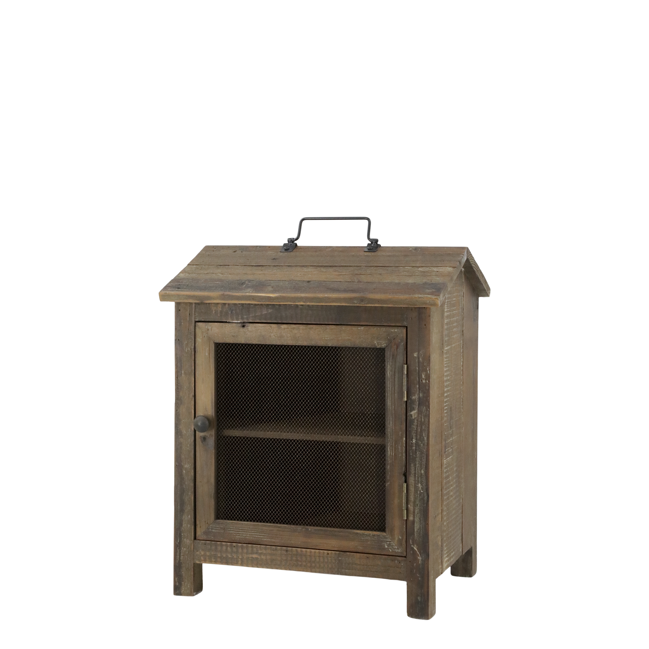 Fly Cabinet made of Recycled Wood - H42/L52/W34 cm - Natural - 2
