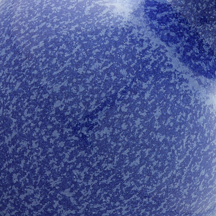 Per Liliengren (1990s) Unique Blue Swelling Vase 9 cm