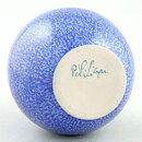 Per Liliengren (1990s) Unique Blue Swelling Vase 9 cm