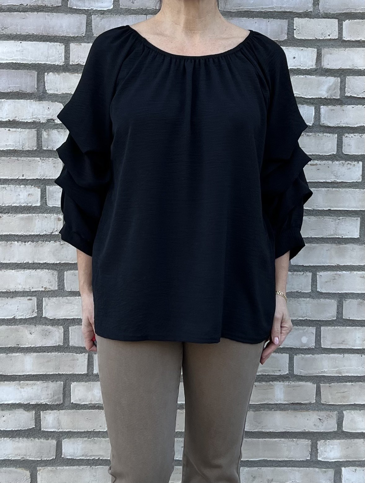 Cosy House Blus Wilma Svart - 2