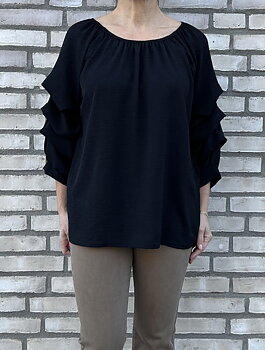 Cosy House Blus Wilma Svart