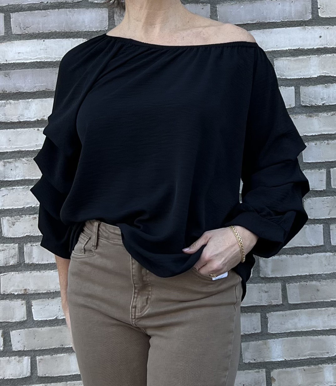 Cosy House Blus Wilma Svart - 5