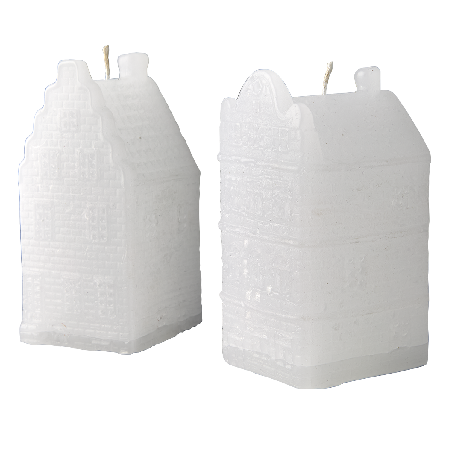 Ljus - Hus - Kanalhus - Ljushus - 13,5x7 cm - Vit - 1 styck - 2