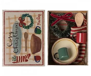 Cozy Christmas set, Mus - Maileg