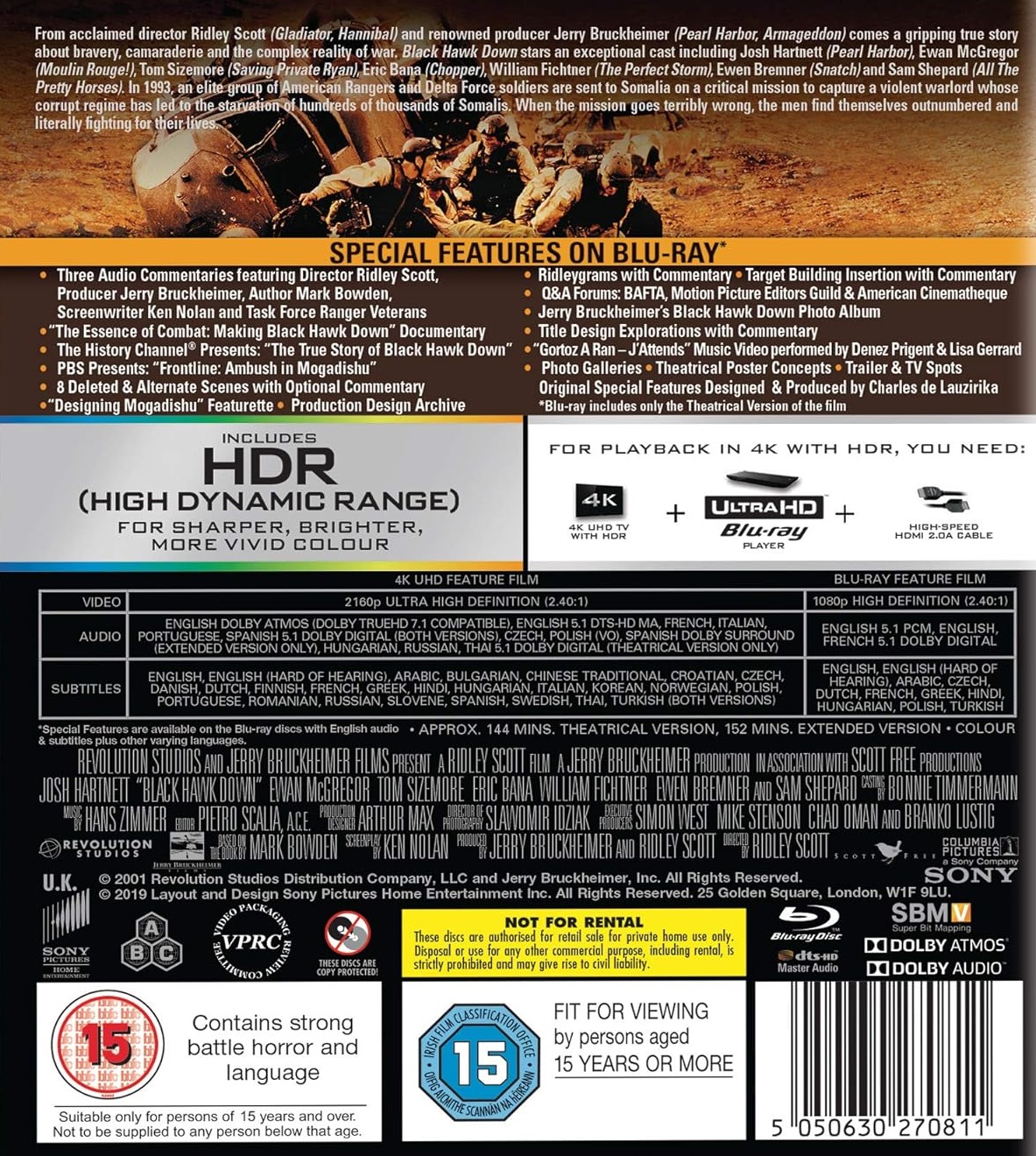 Black Hawk Down (4K Ultra HD + Blu-ray) - 2