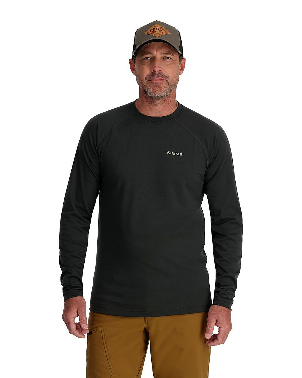 Simms Lightweight Baselayer Top Carbon - 3
