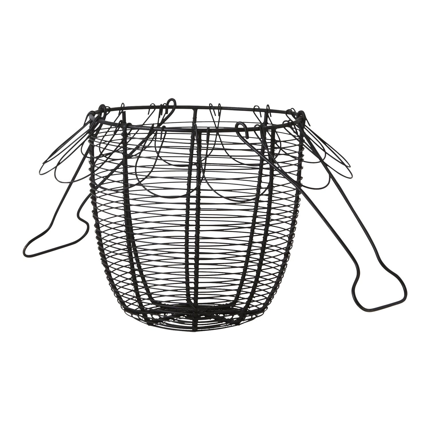 Basket – Egg basket – Wire basket - Black - 4