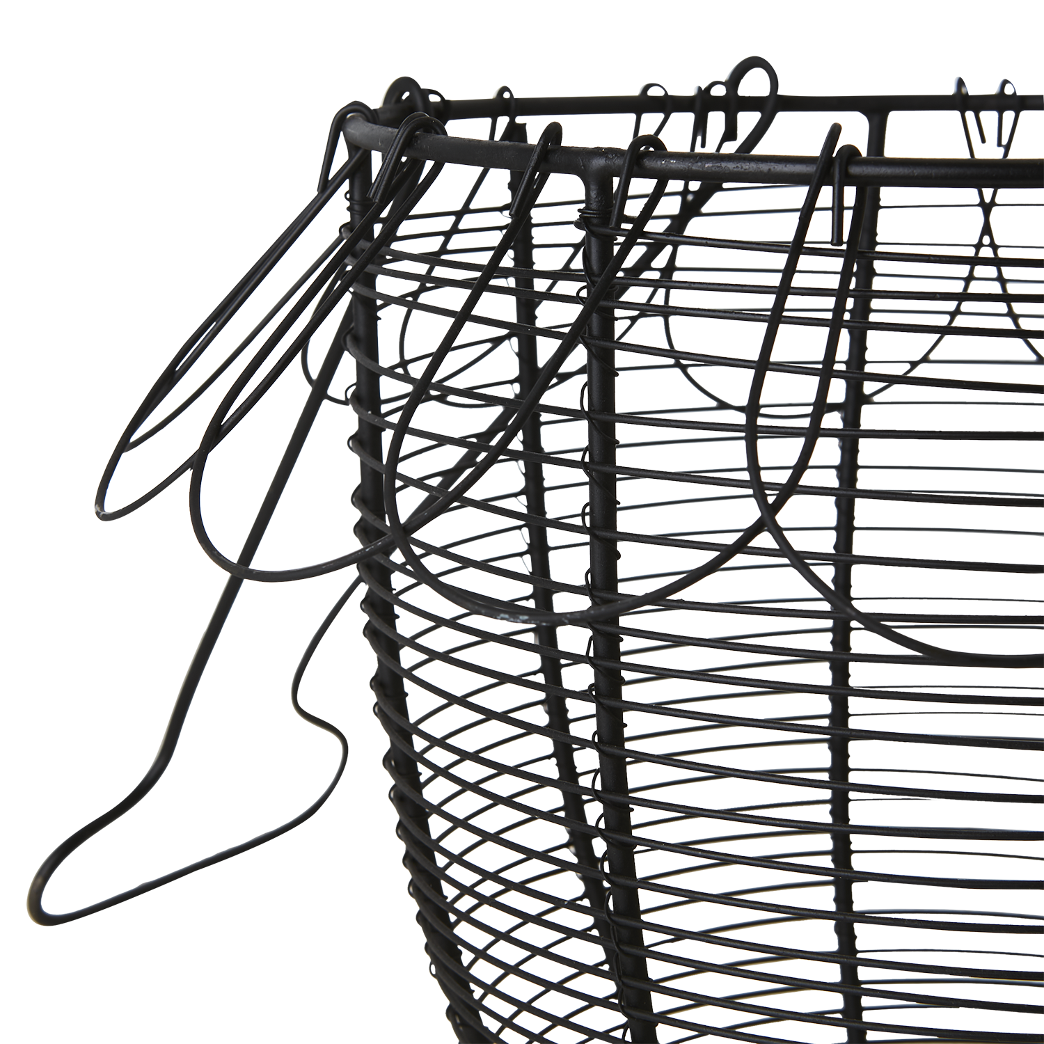 Basket – Egg basket – Wire basket - Black - 5