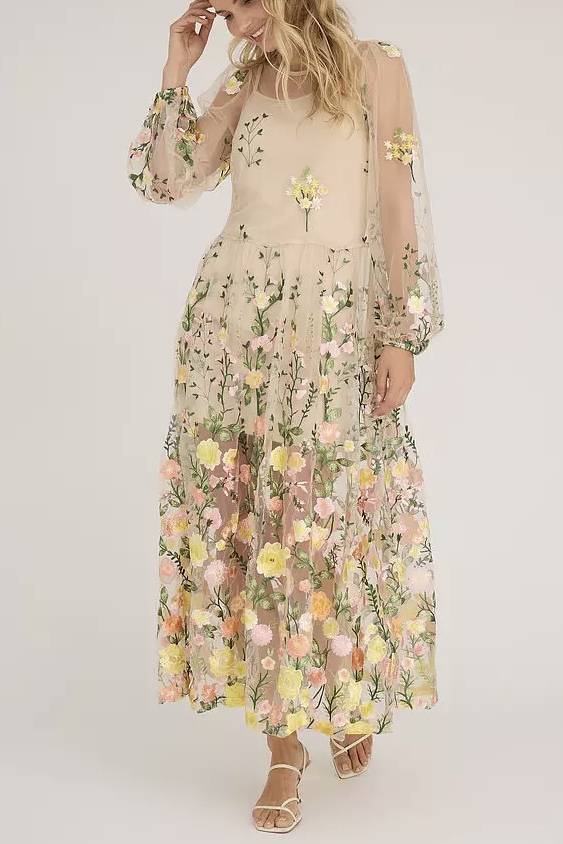 A-View - Fuschia Dress Sand / Yellow - 2