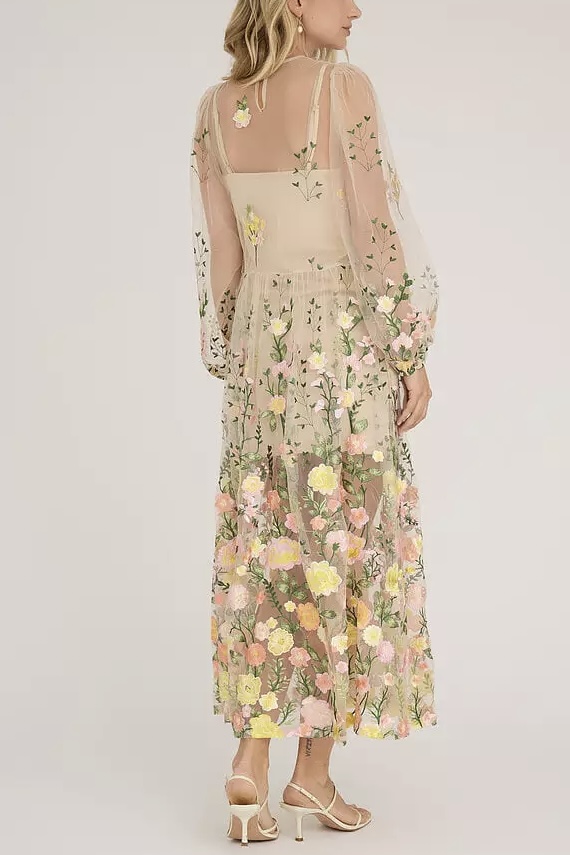 A-View - Fuschia Dress Sand / Yellow - 4