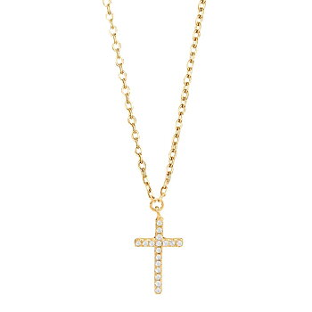 Joanli Nor Alaine halsband kors guld