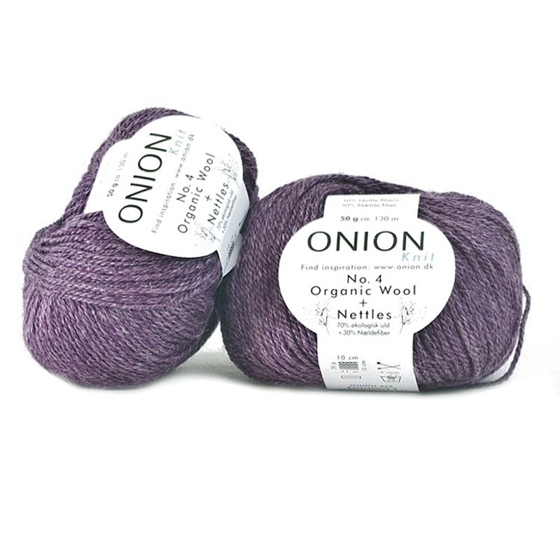Mörklila No. 4 Organic Wool + Nettles Onion 812