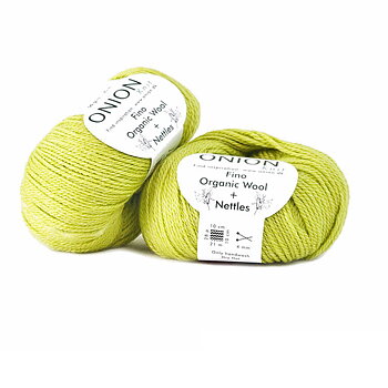 Lime No. 4 Organic Wool + Nettles Onion 816