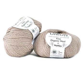 Beige No. 4 Organic Wool + Nettles Onion 817