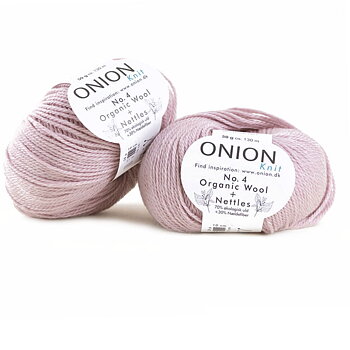 Ljusrosa No. 4 Organic Wool + Nettles Onion 835