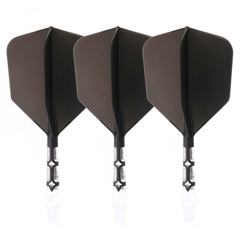 Cuesoul ROST T19 Big Wing Shape Black Flight with Clear Shaft Size M