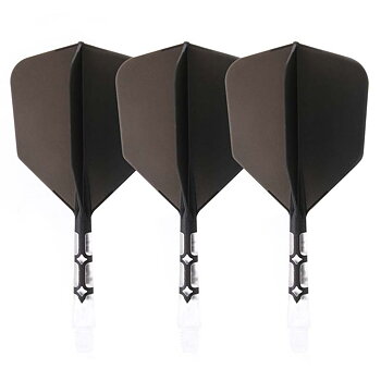 Cuesoul ROST T19 Big Wing Shape Black Flight with Clear Shaft Size M