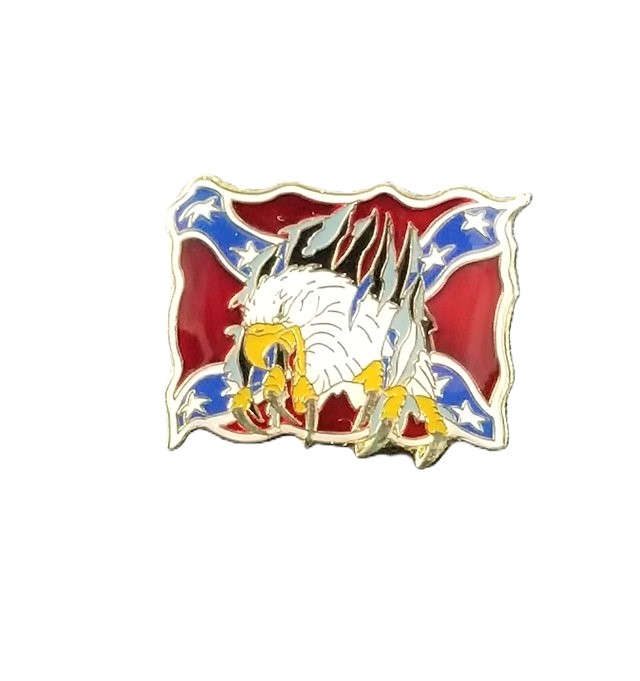 Pins Eagle Rebel Flag. - 2