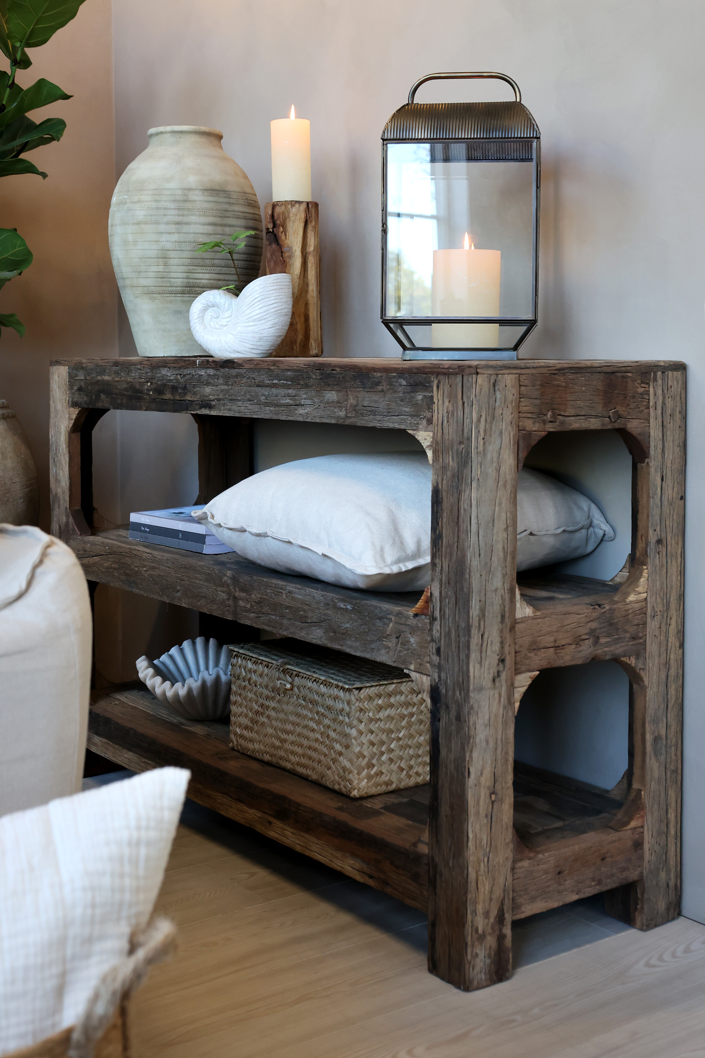 Grimaud Shelf - H80/L120/W40 cm - Natural - 5