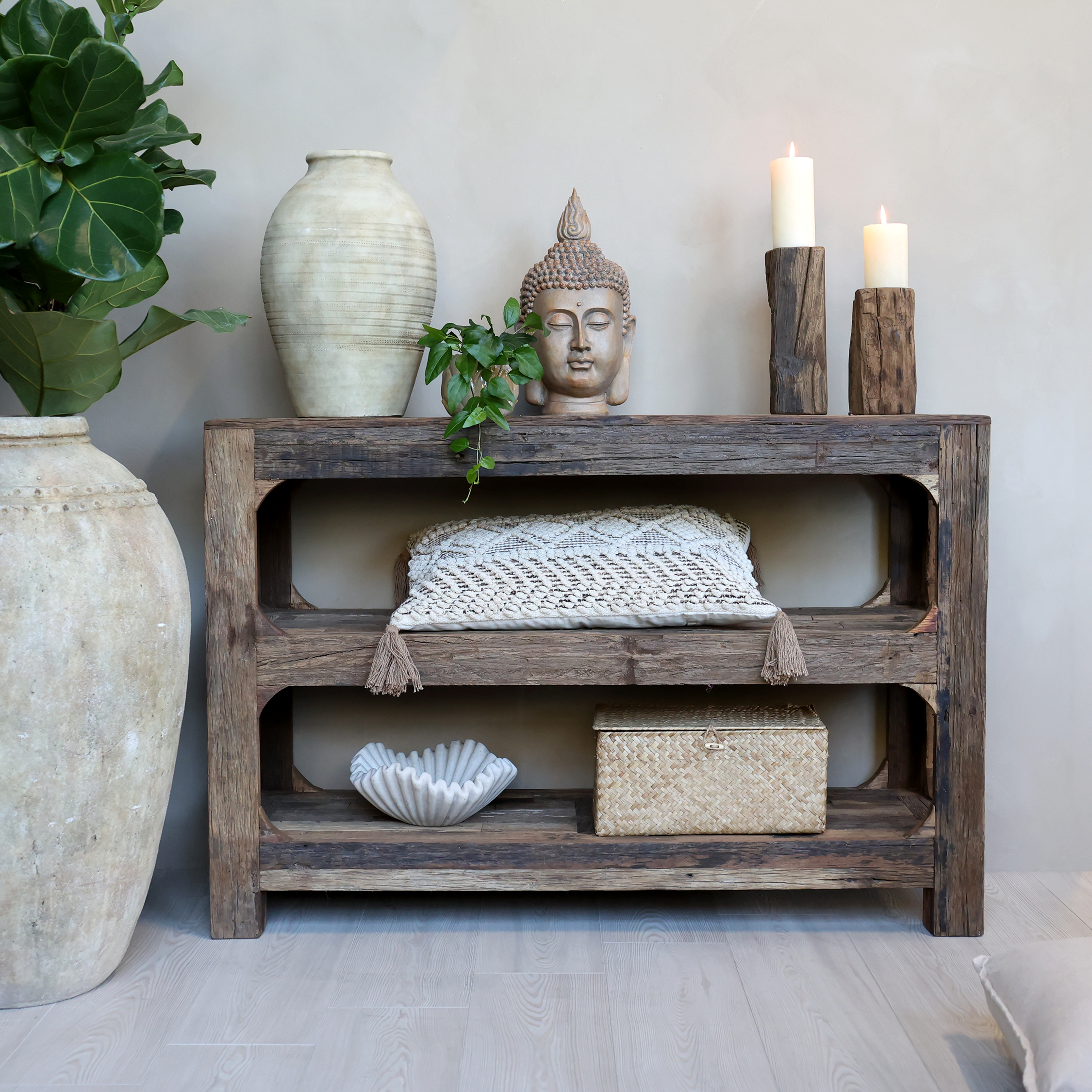 Grimaud Shelf - H80/L120/W40 cm - Natural