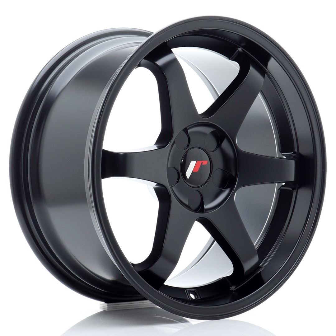 JR Wheels JR3 18x9 ET15-40 Oborrad Matt Black