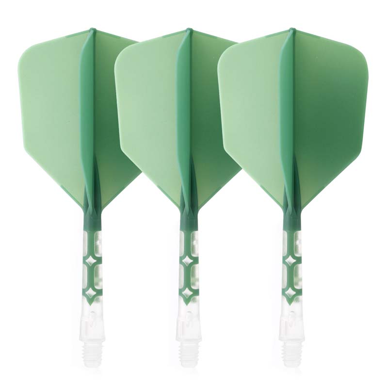 Cuesoul ROST T19 Big Wing Shape Green Flight with Clear Shaft Size M
