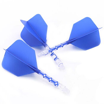 Cuesoul ROST T19 Big Wing Shape Blue Flight with Clear Shaft Size L