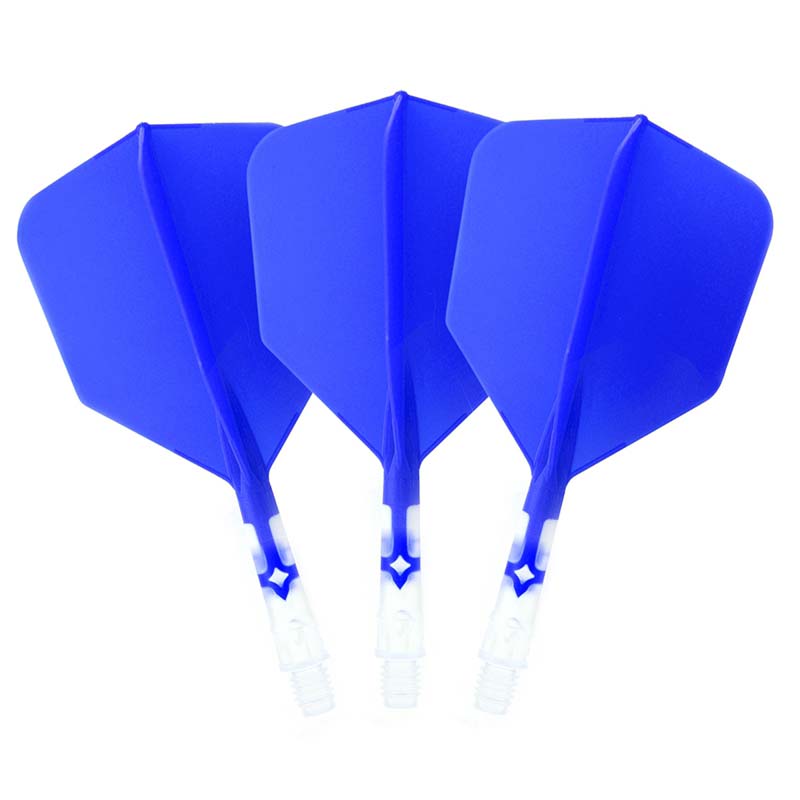 Cuesoul ROST T19 Big Wing Shape Blue Flight with Clear Shaft Size S
