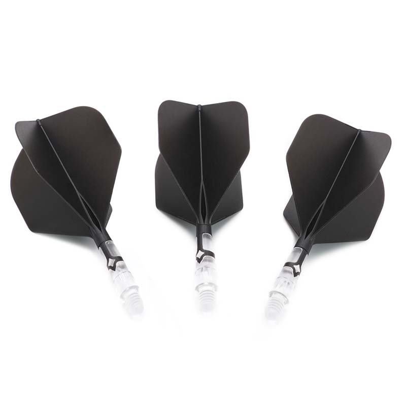 Cuesoul ROST T19 Big Standard Shape Black Flight with Clear Shaft Size S