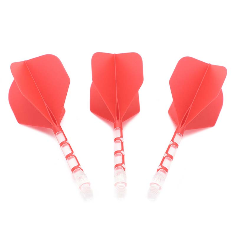 Cuesoul ROST T19 Big Standard Shape Red Flight with Clear Shaft Size L