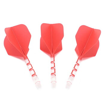Cuesoul ROST T19 Big Standard Shape Red Flight with Clear Shaft Size L