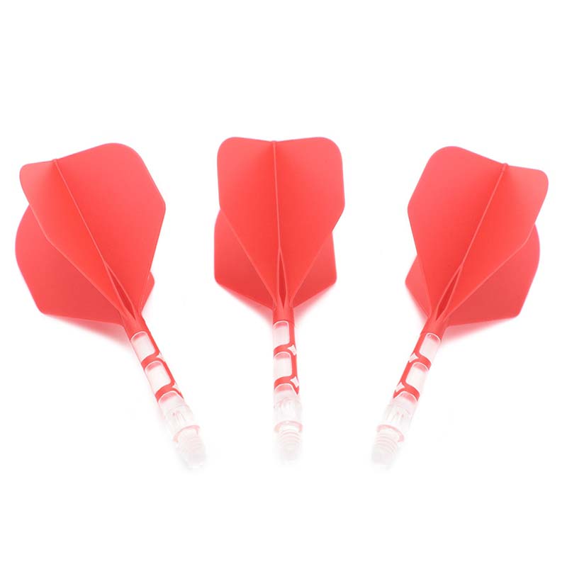 Cuesoul ROST T19 Big Standard Shape Red Flight with Clear Shaft Size M
