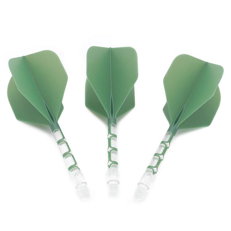 Cuesoul ROST T19 Big Standard Shape Green Flight with Clear Shaft Size L