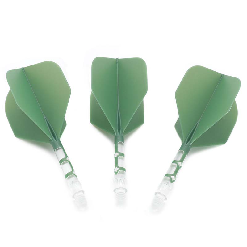 Cuesoul ROST T19 Big Standard Shape Green Flight with Clear Shaft Size M