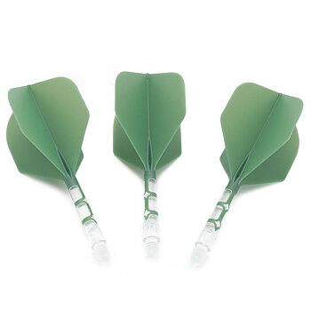 Cuesoul ROST T19 Big Standard Shape Green Flight with Clear Shaft Size M