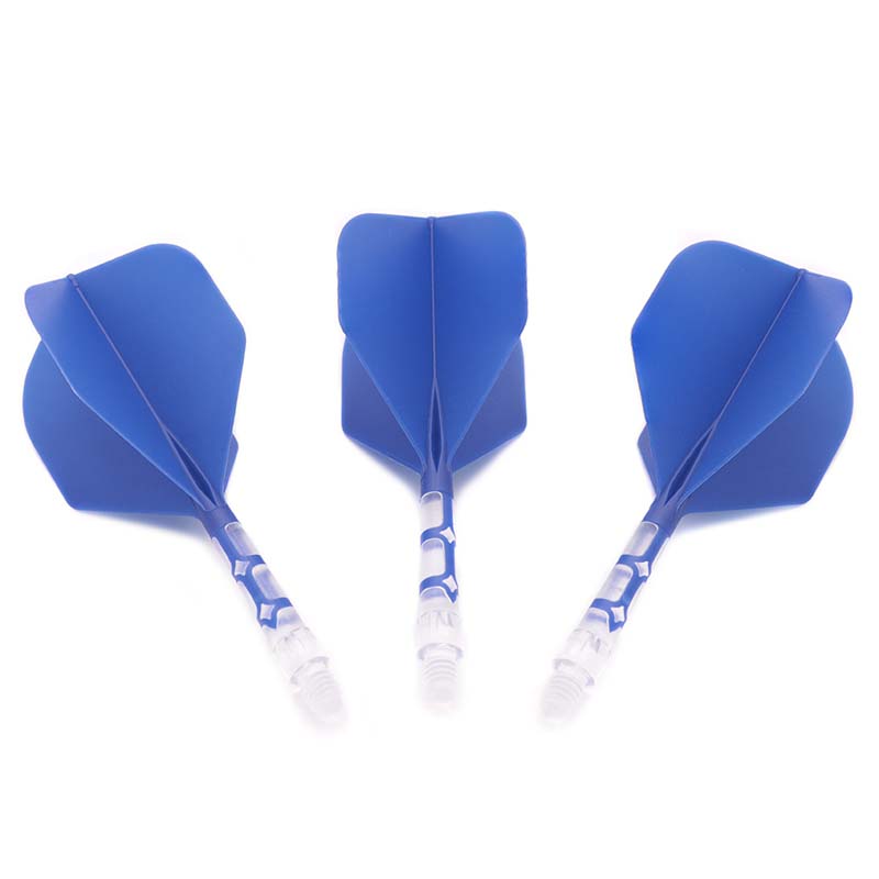 Cuesoul ROST T19 Big Standard Shape Blue Flight with Clear Shaft Size M