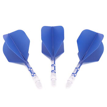 Cuesoul ROST T19 Big Standard Shape Blue Flight with Clear Shaft Size M